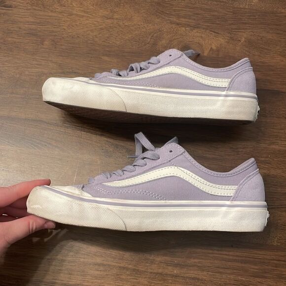 Vans Style Old Skool Ultra Cush Decon Sneaker in Lavender Fog Marshmallow Size 7 - Picture 9 of 9